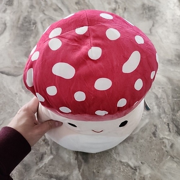 Squishmallows Kellytoy 12” Malcolm The Mushroom Plushie NWT - Picture 4 of 4